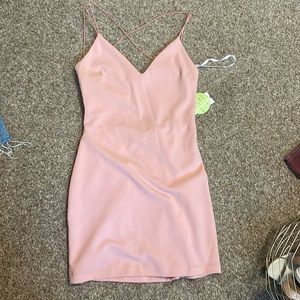 light pink strappy dress